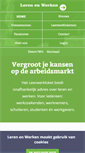 Mobile Screenshot of lerenenwerken.nl